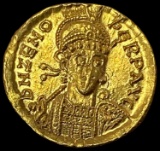 Eastern Rome Zeno 476-491 AD Gold Solidus UNCIRCULATED