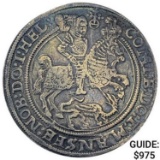 1613 Mansfeld 1/2 Thaler CLOSELY UNCIRCULATED