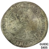 1629 Spanish Netherlands Silver Lion Dollar NEARLY UNCIRCULATED