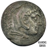 Macedon Alex. III 336-323 BC Silver Tetradrachm NEARLY UNCIRCULATED