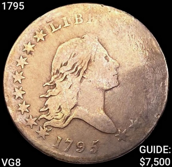 1795 Flowing Hair Half Dollar NICELY CIRCULATED