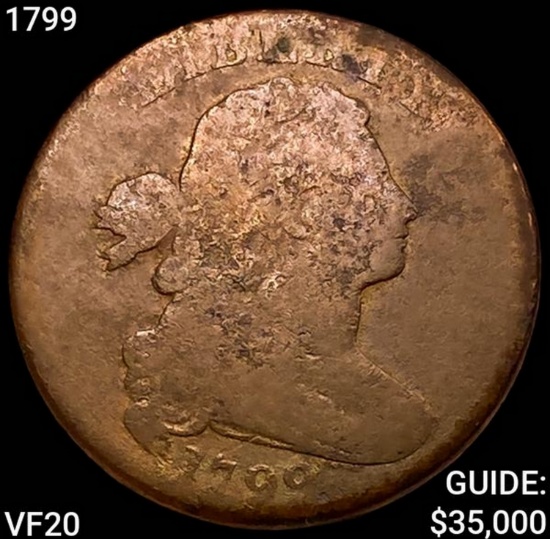 1799 Draped Bust Large Cent LIGHTLY CIRCULATED