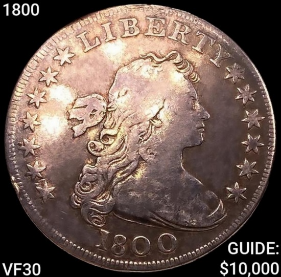 1800 Draped Bust Dollar LIGHTLY CIRCULATED