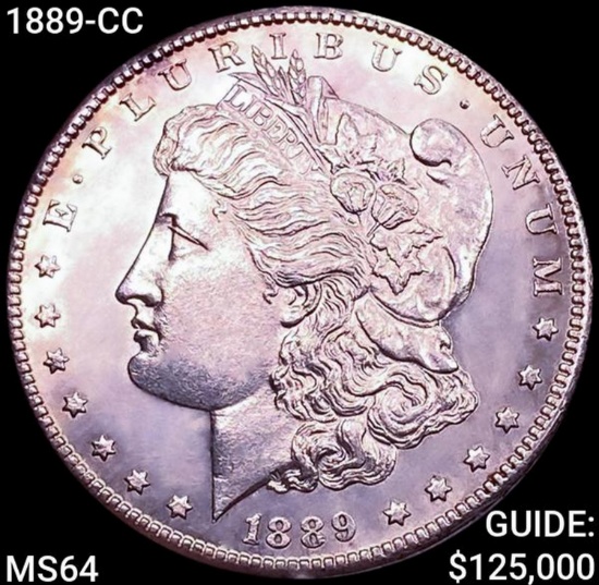 1889-CC Morgan Silver Dollar CHOICE BU