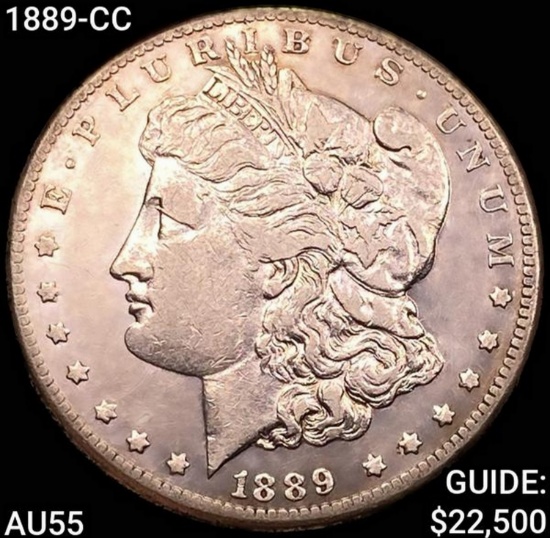 1889-CC Morgan Silver Dollar HIGH GRADE