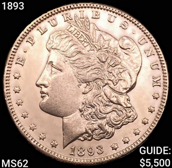 1893 Morgan Silver Dollar UNCIRCULATED