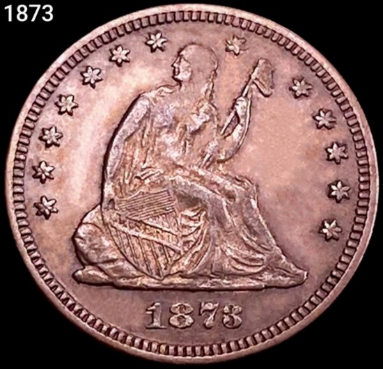 1873 Seated Liberty Quarter