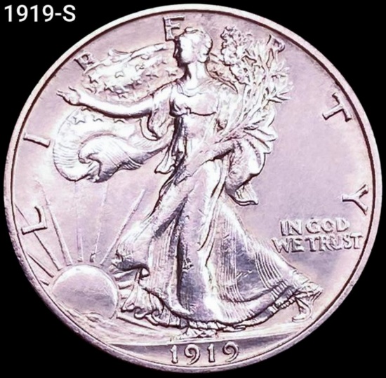 1919-S Walking Liberty Half Dollar