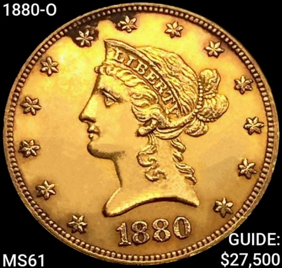 1880-O $10 Gold Eagle UNCIRCULATED
