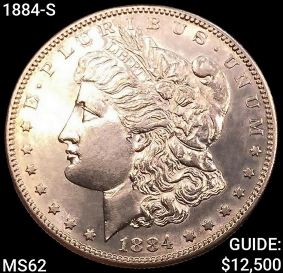 1884-S Morgan Silver Dollar UNCIRCULATED