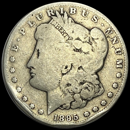 1895-S Silver Morgan Dollar NICELY CIRCULATED