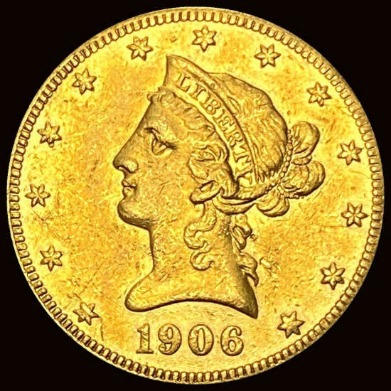 1906-S Liberty Head $10 Gold Eagle CLOSELY UNCIRCULATED