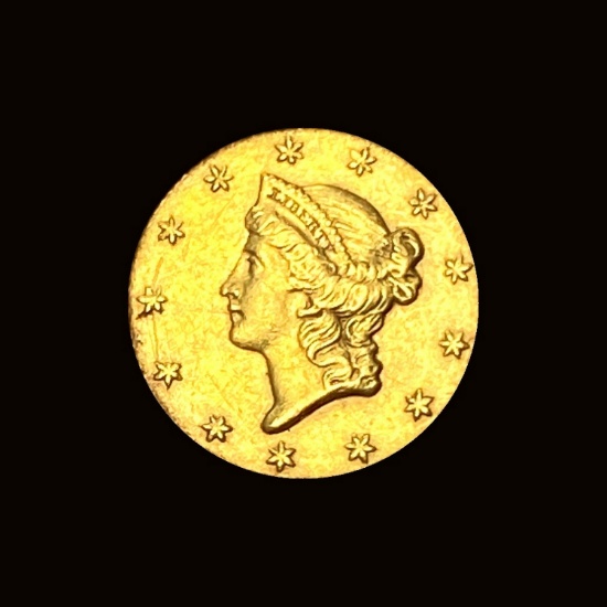 1852 Gold $1 Type 1 UNCIRCULATED