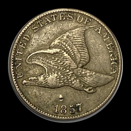1857 Flying Eagle Cent LIGHTLY CIRCULATED