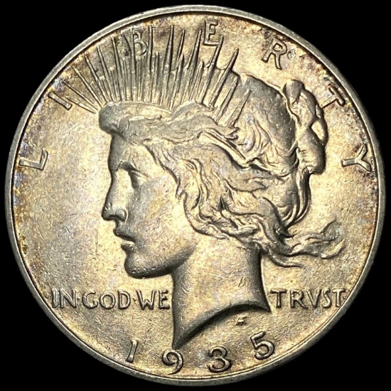 1935-S Silver Peace Dollar NEARLY UNCIRCULATED