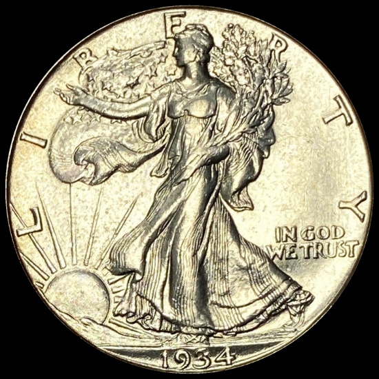 1934-S Silver Half Dollar Walking Liberty UNCIRCULATED