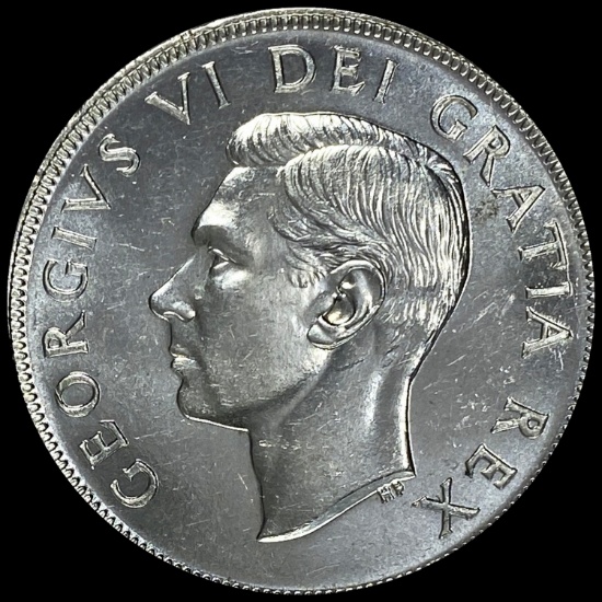 1952 Canada Silver Dollar UNCIRCULATED