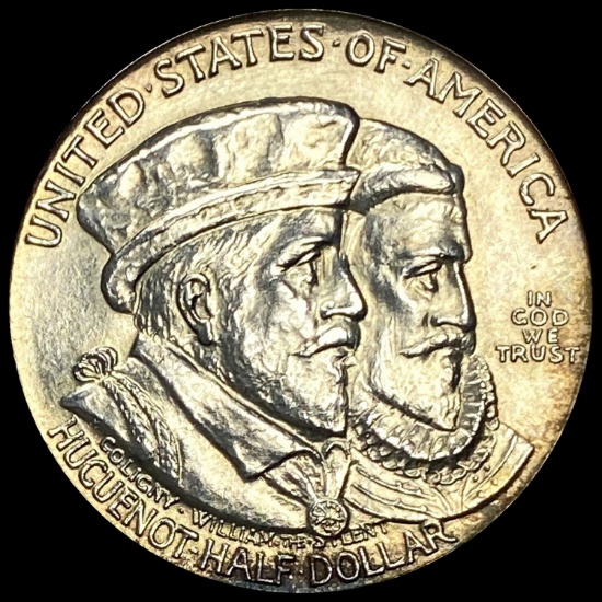 1924 Silver Huguenot Half Dollar UNCIRCULATED