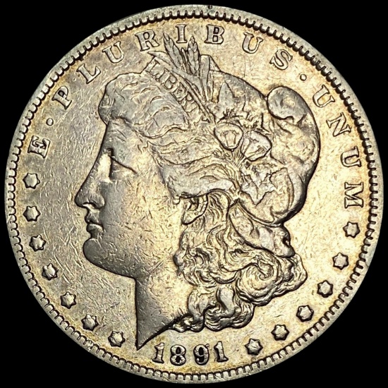1891-CC Silver Morgan Dollar CLOSELY UNCIRCULATED