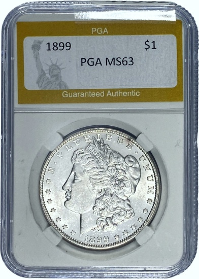 1899 Morgan Dollar PGA MS63