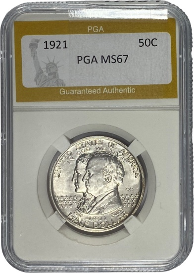 1921 Half Dollar PGA MS67