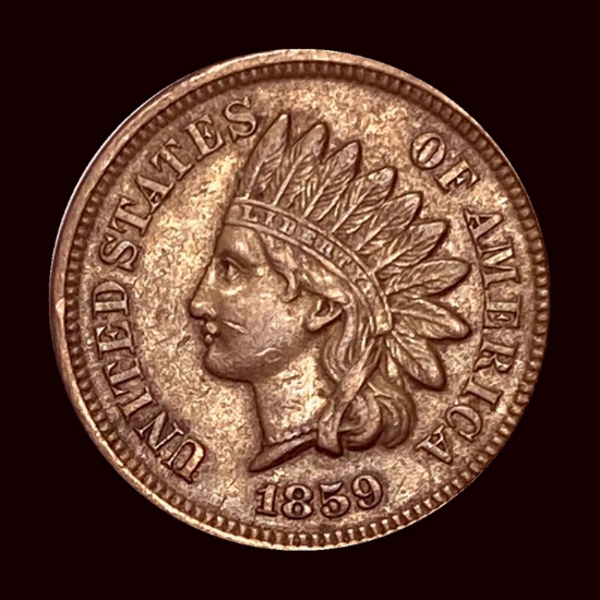 1859 Indian Head Cent CLOSELY UNCIRCULATED