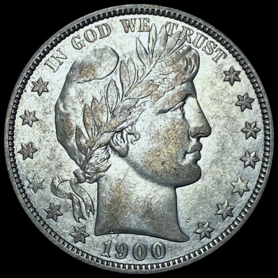 1900-O Silver Barber Half Dollar CHOICE AU