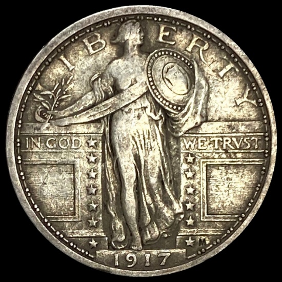 1917 Standing Liberty Quarter Type 1 LIGHTLY CIRCULATED