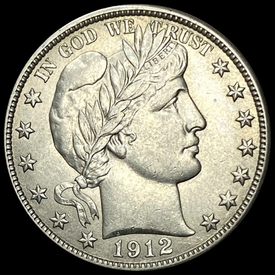1912-D Silver Barber Half Dollar CLOSELY UNCIRCULATED