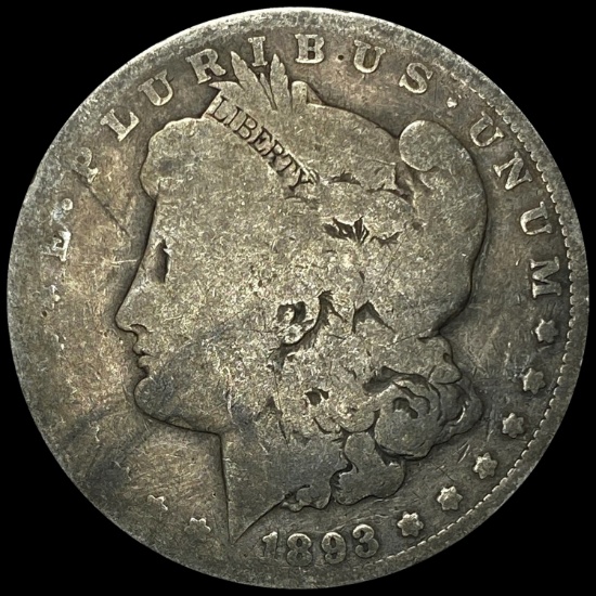 1893 Morgan Silver Dollar NICELY CIRCULATED