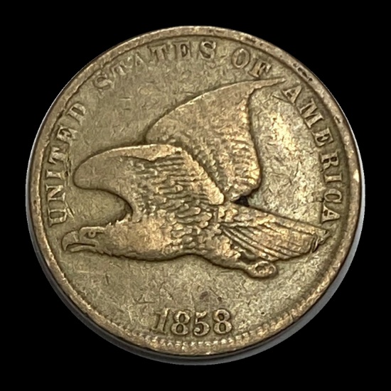 1858 Flying Eagle Cent LIGHTLY CIRCULATED