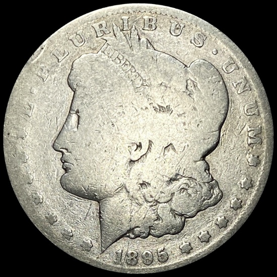 1895-S Silver Morgan Dollar NICELY CIRCULATED