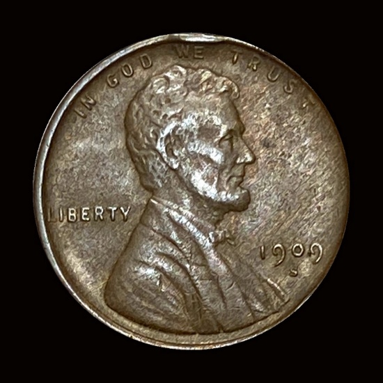 1909-S Lincoln Wheat Cent NICELY CIRCULATED