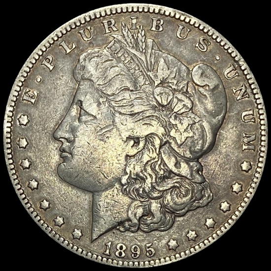 1895-O Silver Morgan Dollar LIGHTLY CIRCULATED