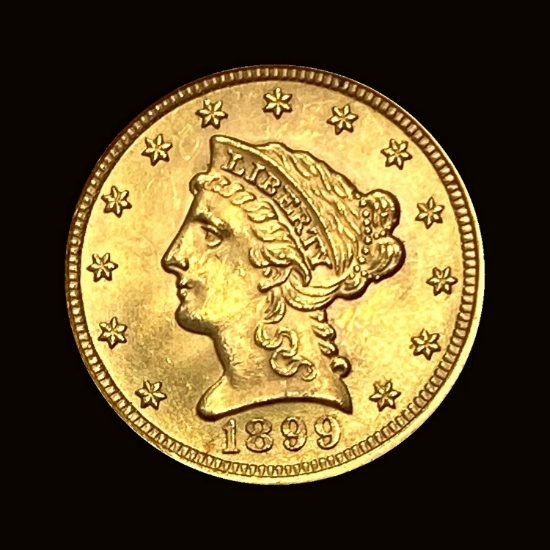 1899 Liberty Head Gold Quarter Eagle $2.50 NICELY CIRCULATED