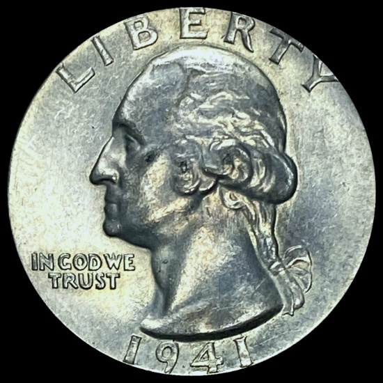 1941-D Silver Washington Quarter GEM BU