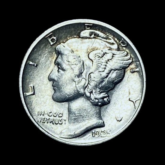 1925-S Silver Mercury Dime CHOICE BU