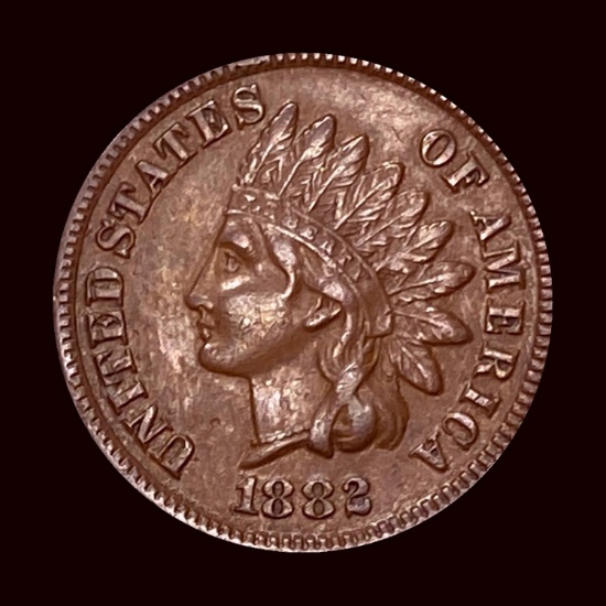 1882 Indian Head Cent CLOSELY UNCIRCULATED