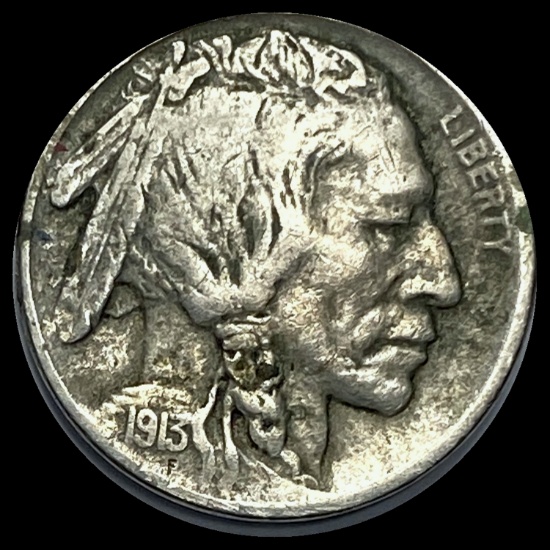 1913-D Buffalo Nickel Type 2 CLOSELY UNCIRCULATED