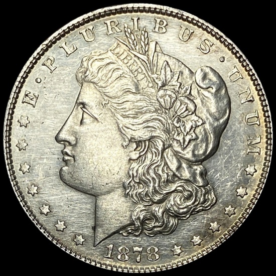 1878 8TF Silver Morgan Dollar NEARLY UNCIRCULATED