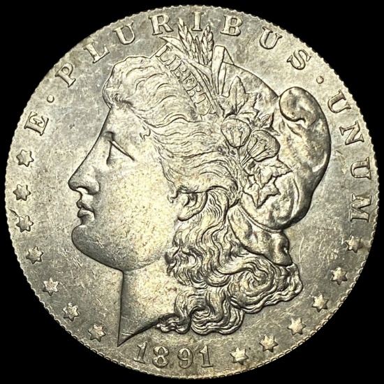 1891-O Silver Morgan Dollar NEARLY UNCIRCULATED
