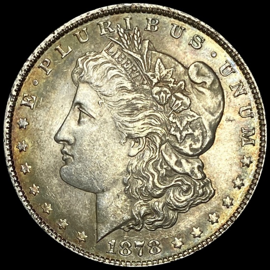 1878 Silver Morgan Dollar CLOSELY UNCIRCULATED