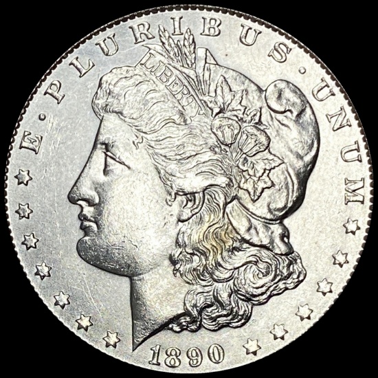 1890-S Silver Morgan Dollar NEARLY UNCIRCULATED