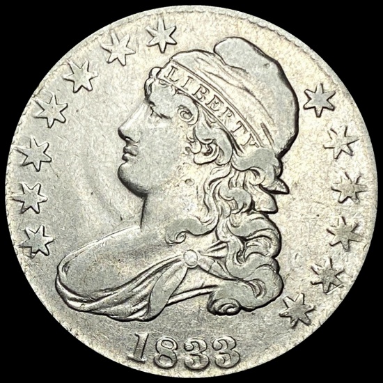 1833 Capped Bust Half Dollar UNCIRCULATED