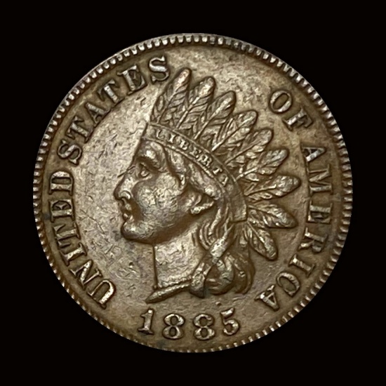 1885 Indian Head Cent NEARLY UNCIRCULATED