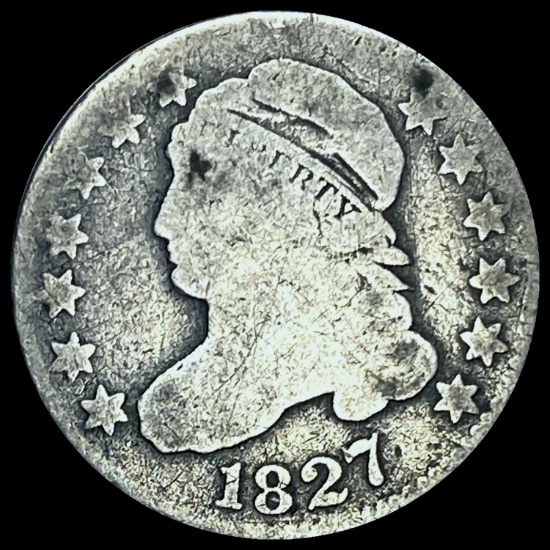 1827 Capped Bust Dime CHOICE AU