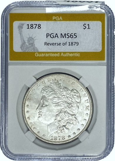 1878 Morgan Dollar PGA MS65