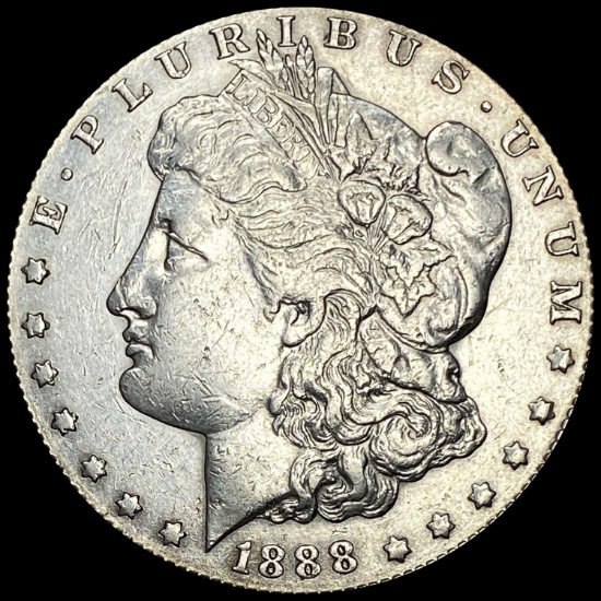 1888-S Silver Morgan Dollar NEARLY UNCIRCULATED