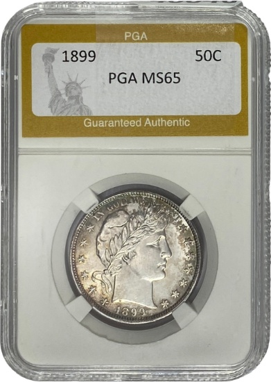 1899 Barber Half Dollar PGA MS65