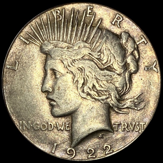 1922-D Silver Peace Dollar NEARLY UNCIRCULATED